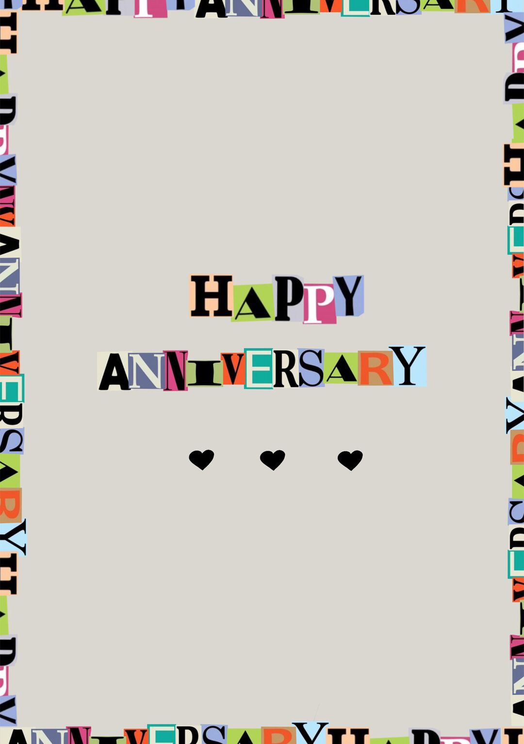 Happy Anniversary card