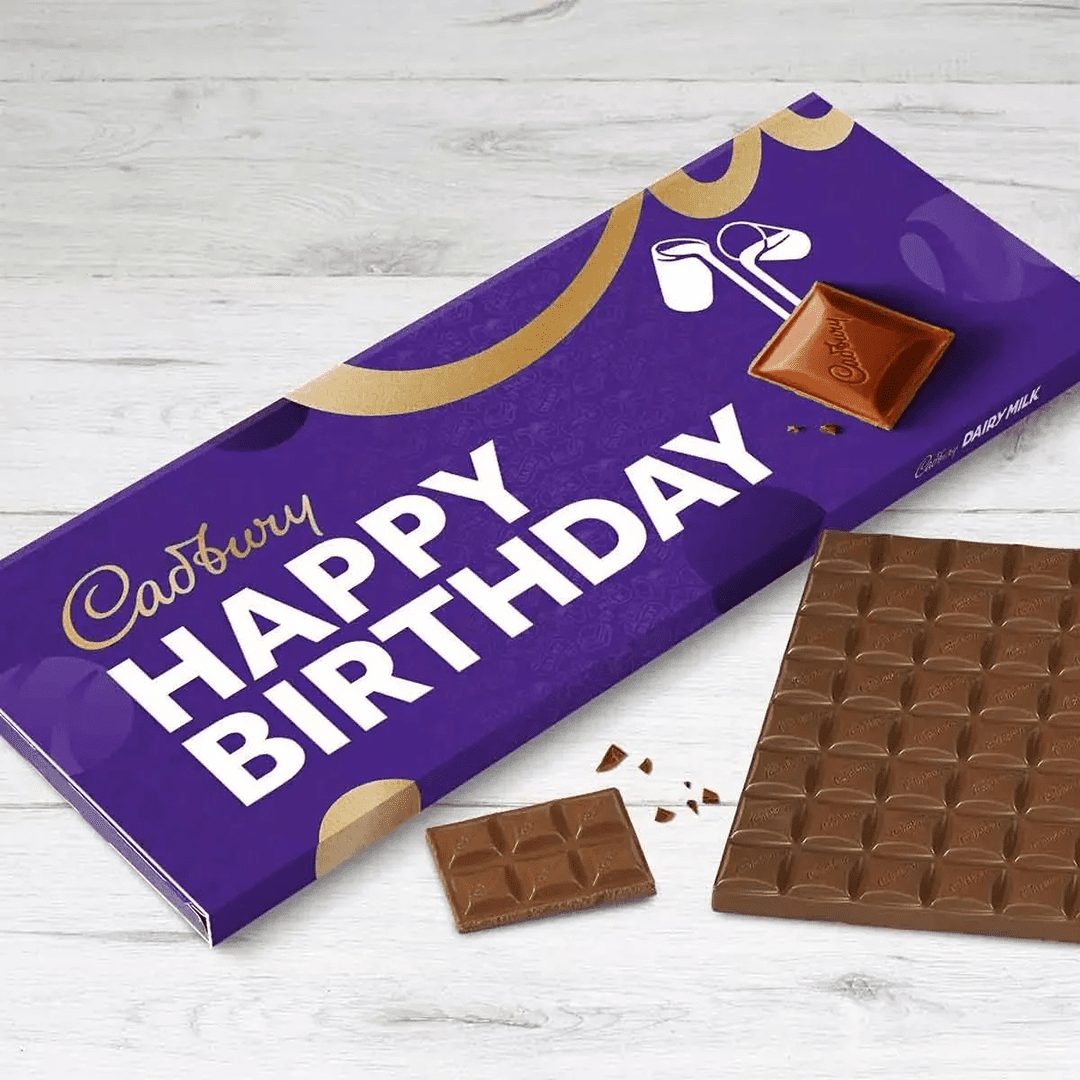 cadbury birthday bar