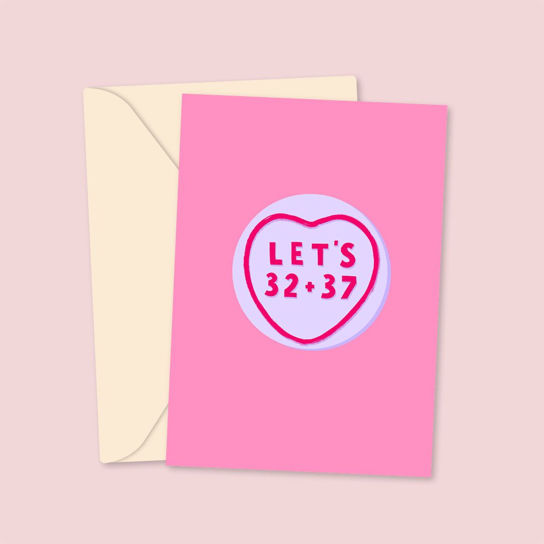 69SM Lets 32+37 - Valentine's Day Card