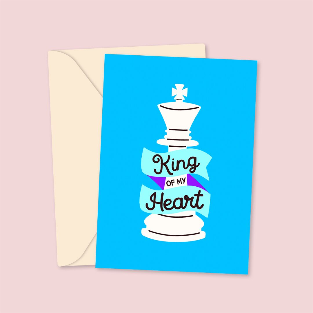 kingofmyheartSM King of My Heart - Valentine's Card