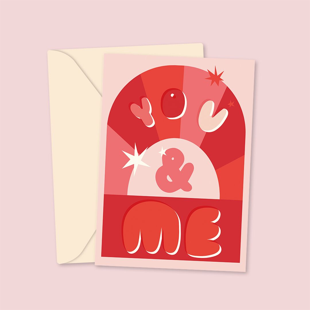 You and me- PacPal Ashley le Quere You & Me - Valentine's Day Card
