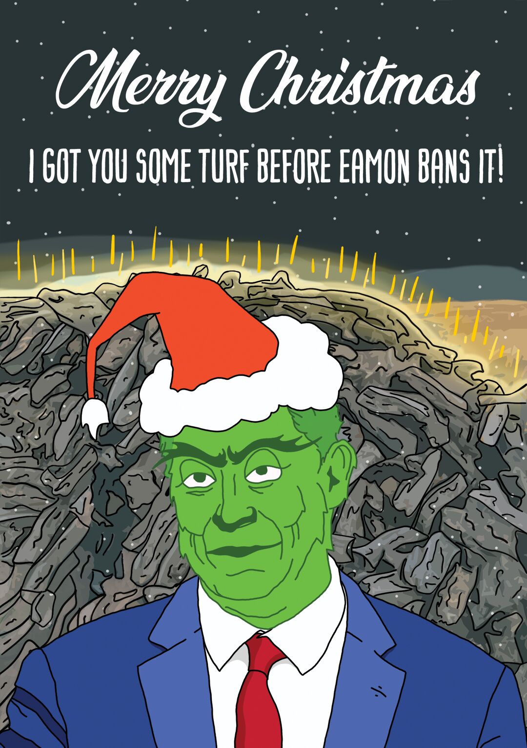 turf eamon christmas card