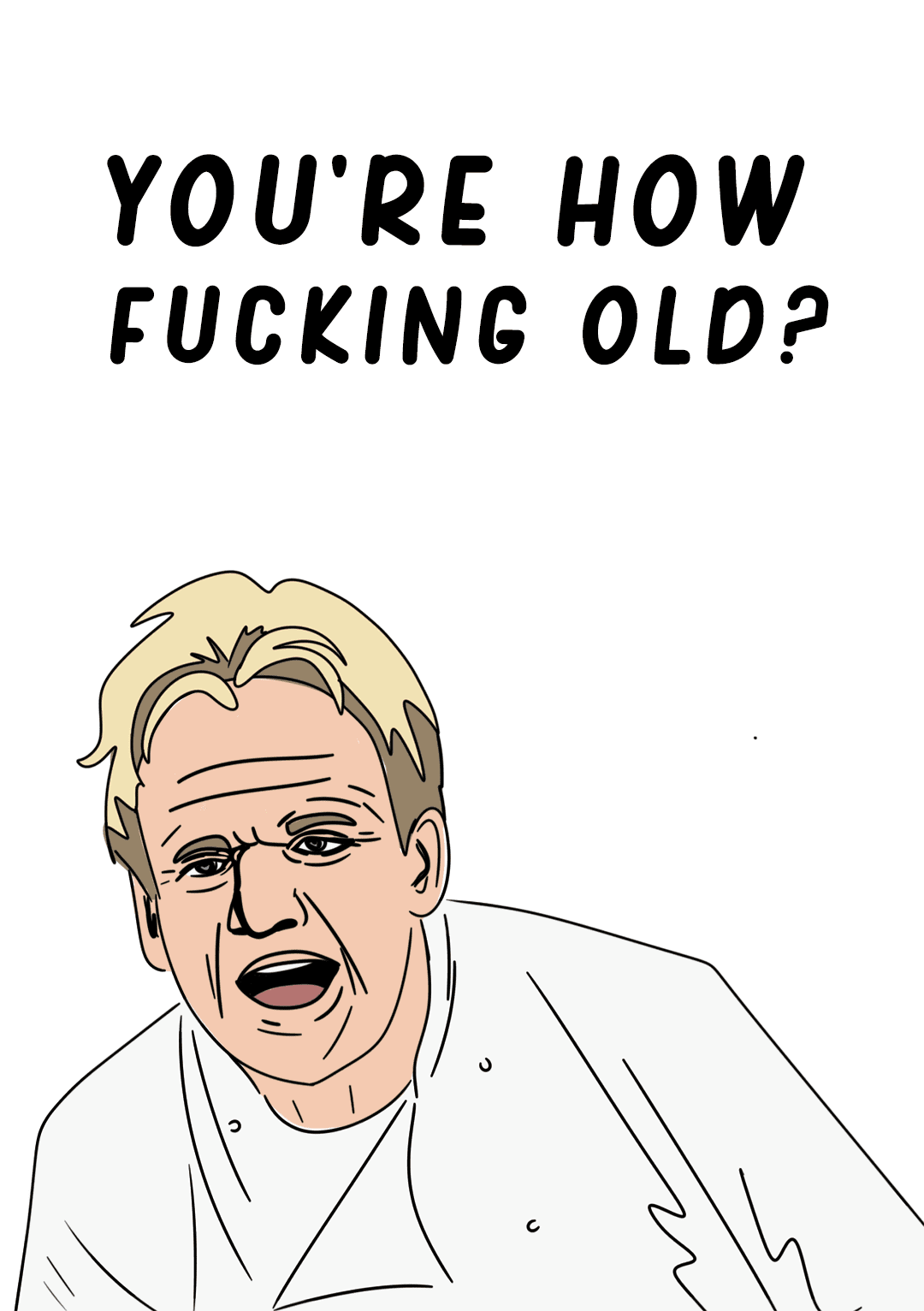 gordan ramsey birthday card