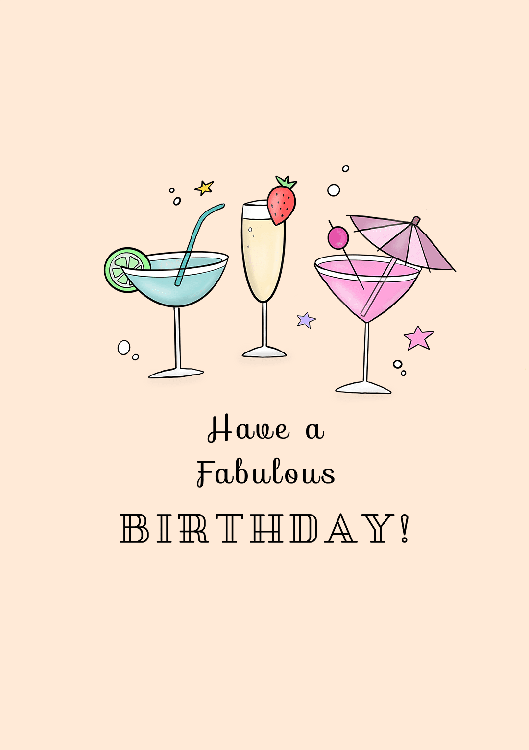 Have a Fabulous Birthday Card