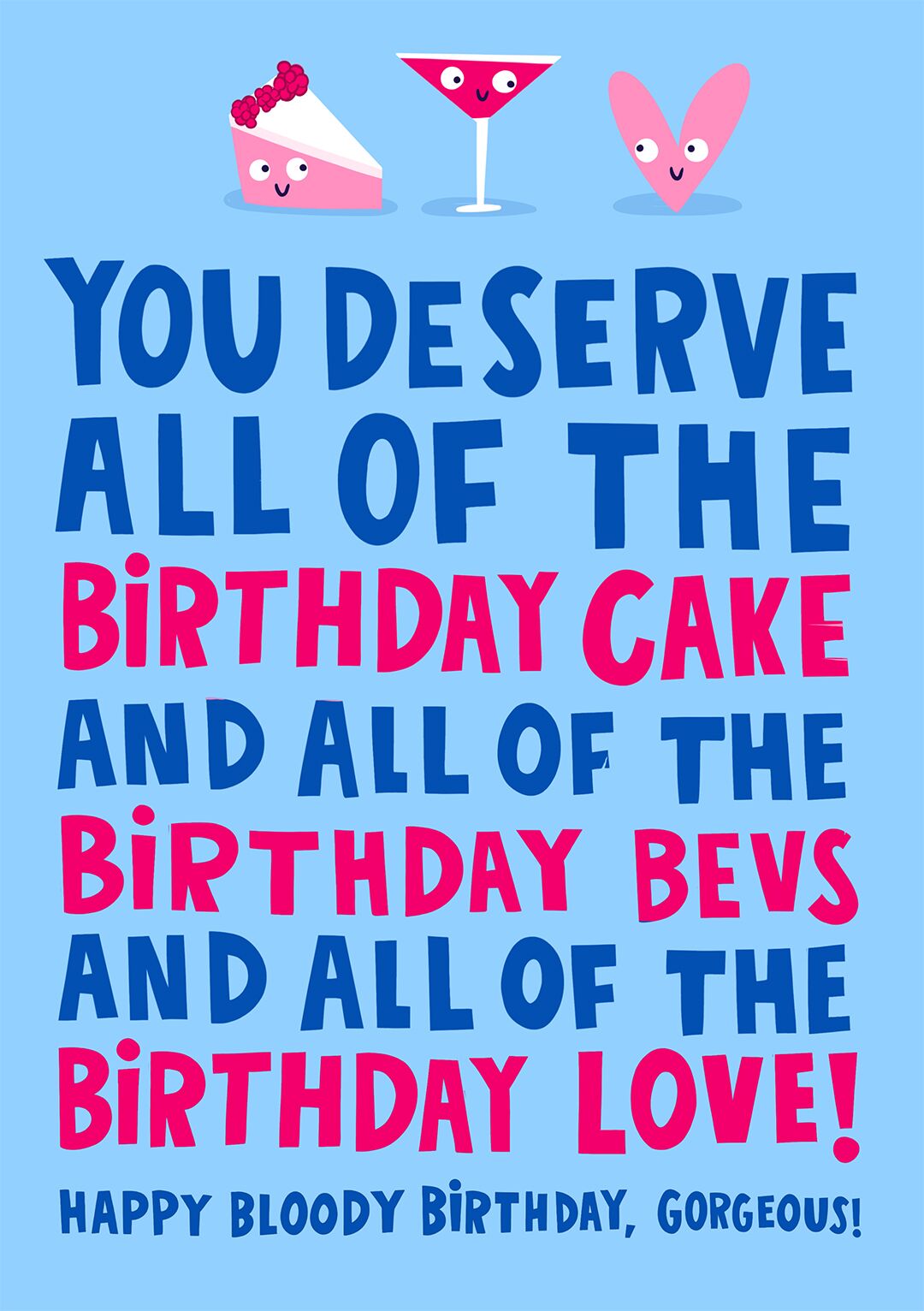 birthday bev birthday cake birthday love greeting card