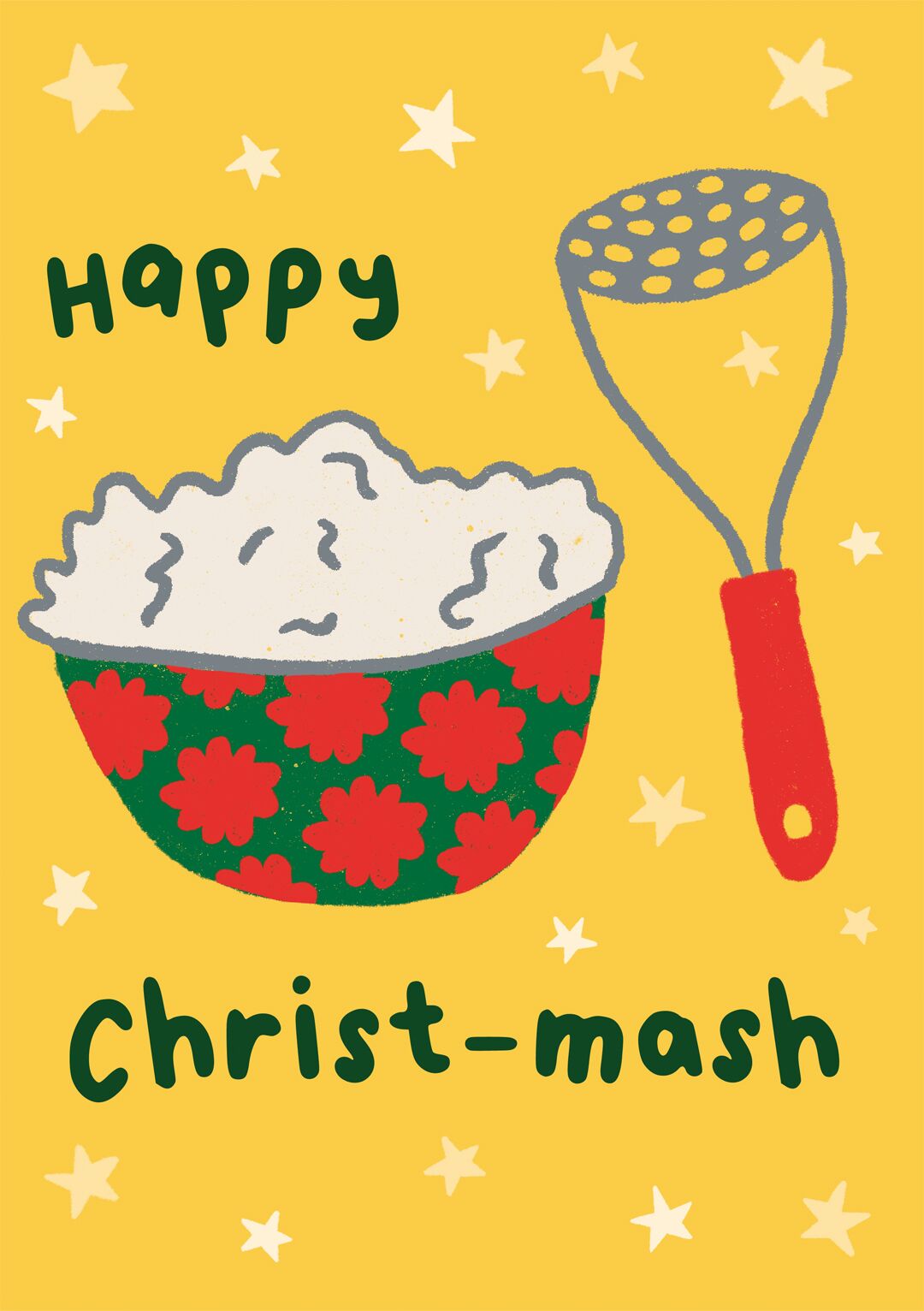 christmas mash card