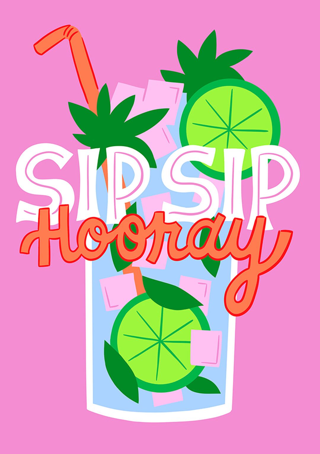 sip sip hooray card