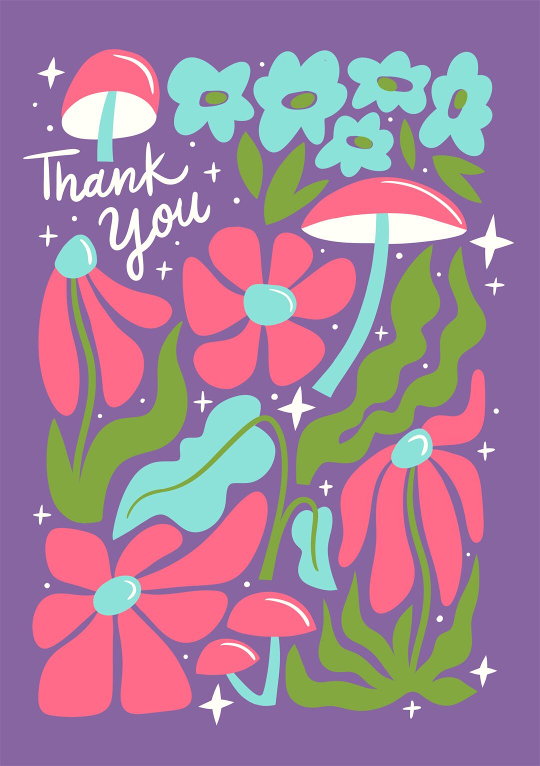 Thank You Plants Greeting Card