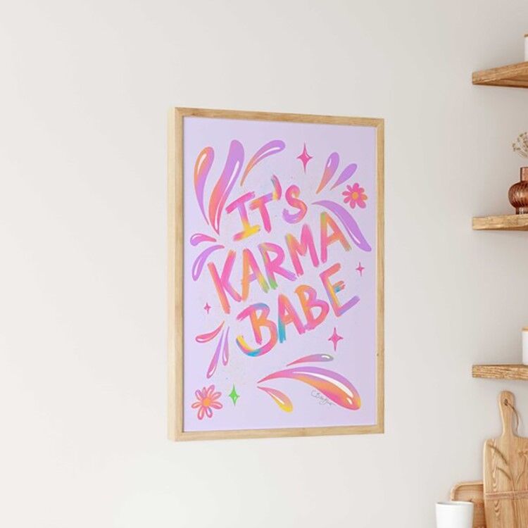 its karma babe print