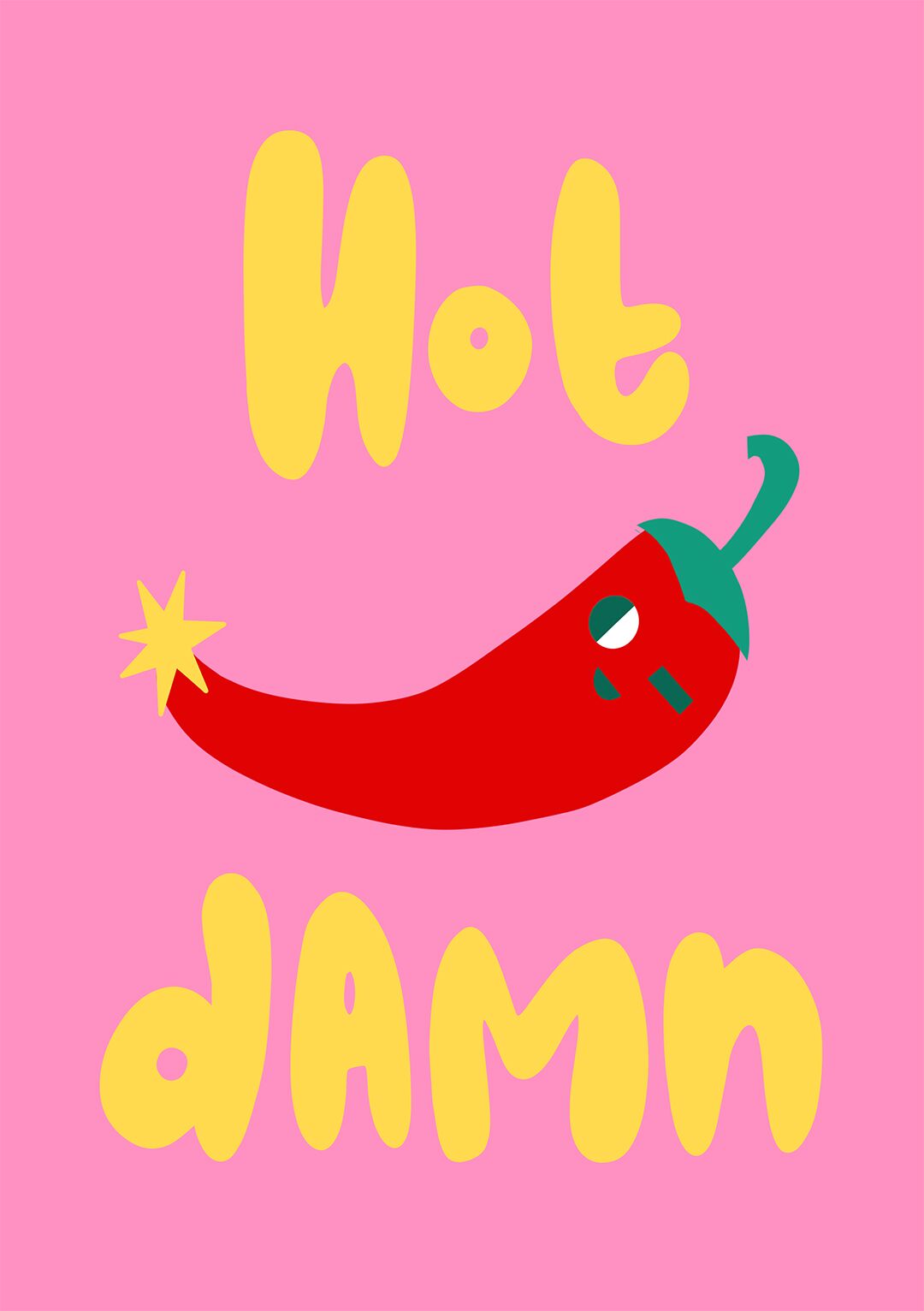 Hot Dam - Valentine's Day Card