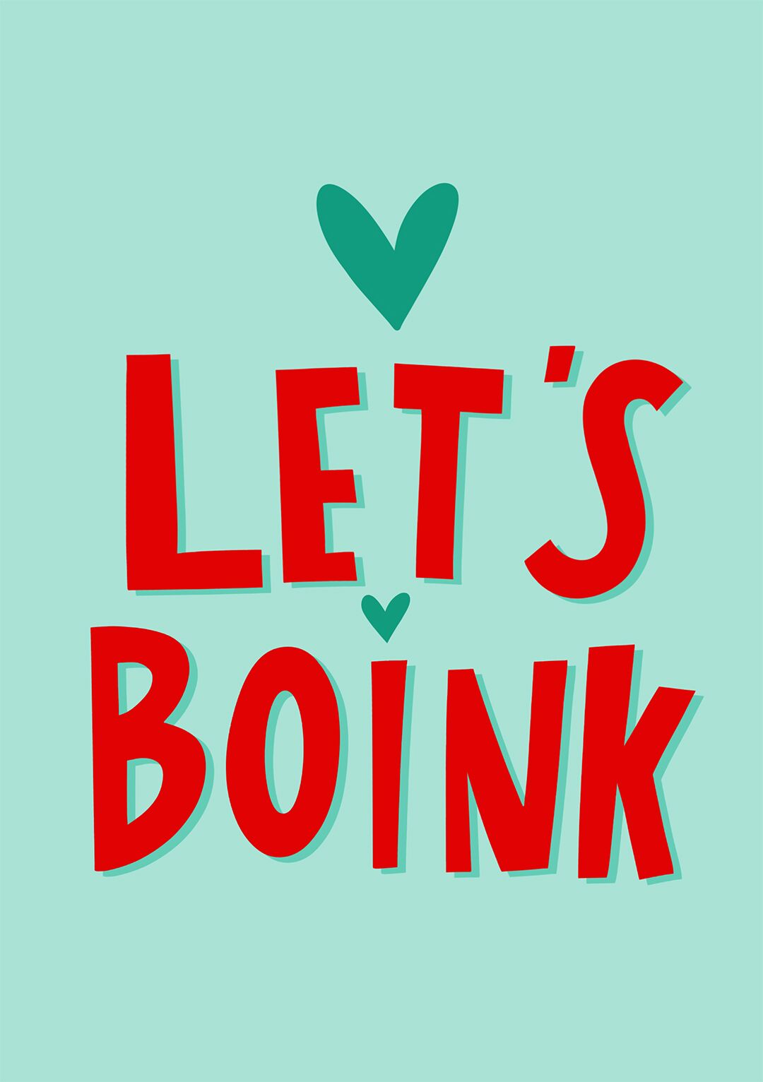 Let's Boink - Valentine's Day Card