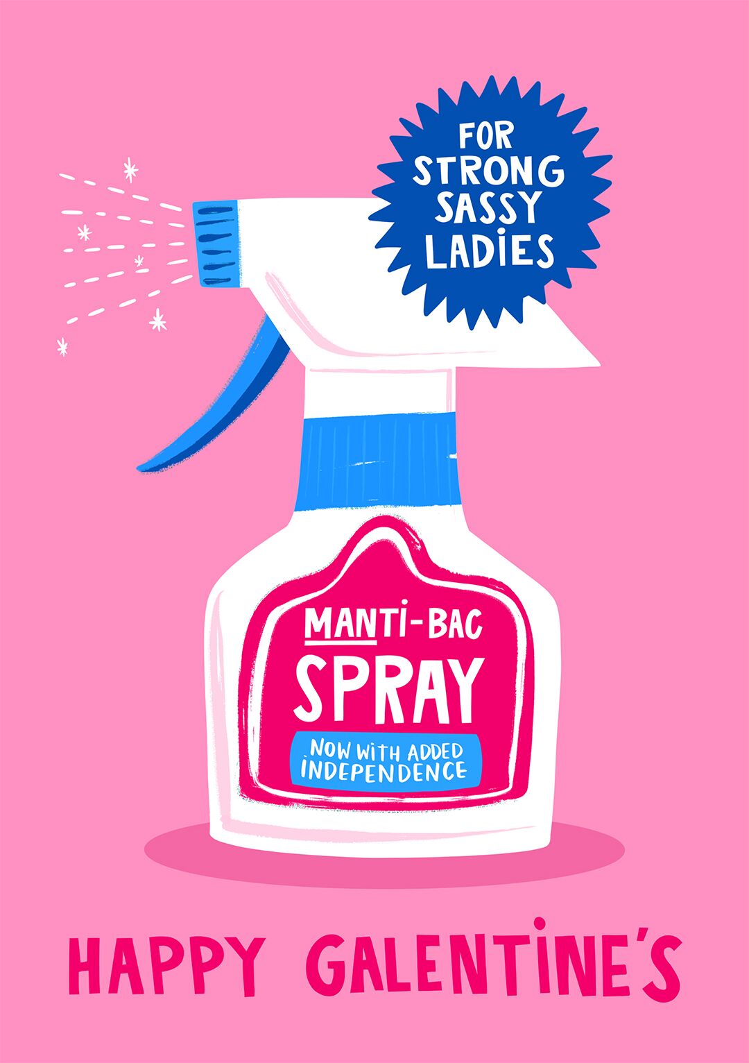 MANti-Bac Spray - Galentine's Day Card