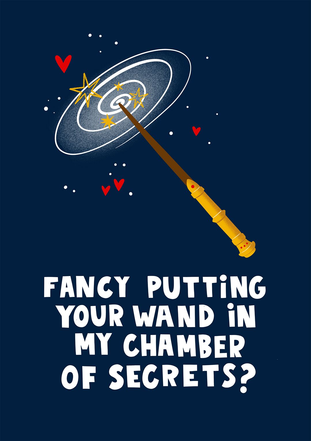 Fancy Putting Your Wand In My Chamber Of Secrets ? - Valentine's Day Card