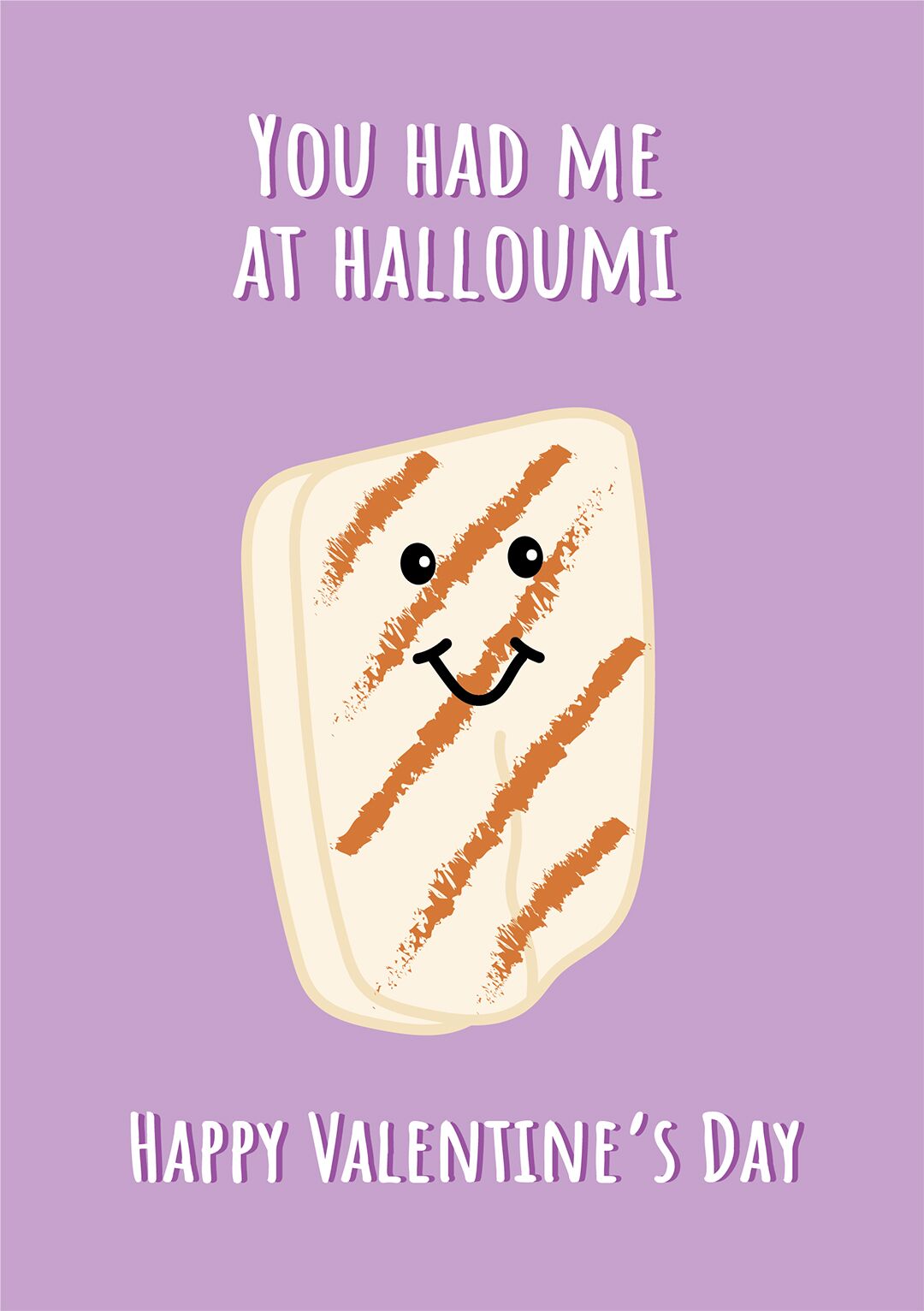 You Had Me At Halloumi - Valentine's Day Card