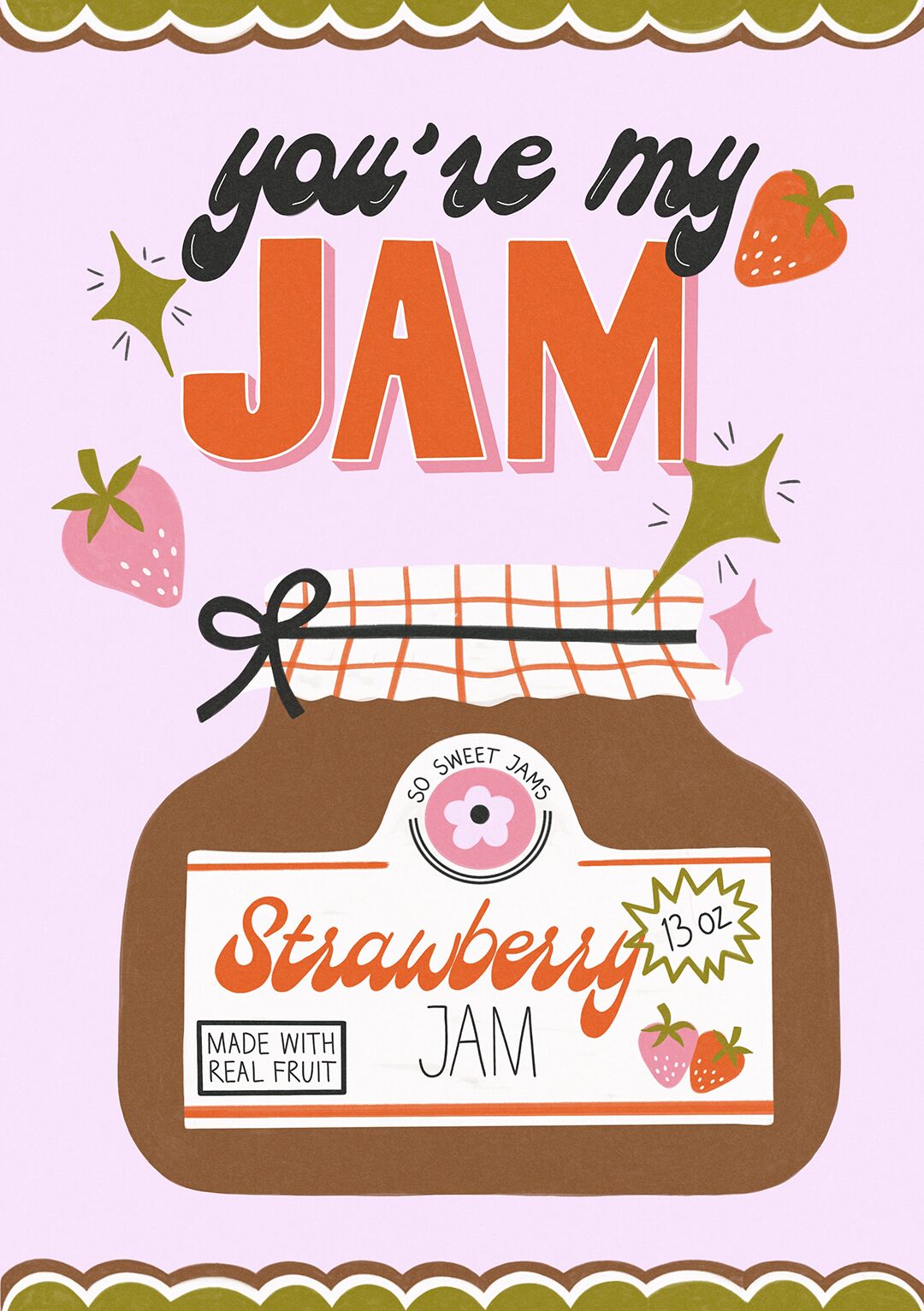 You're My Jam Valentine's Card