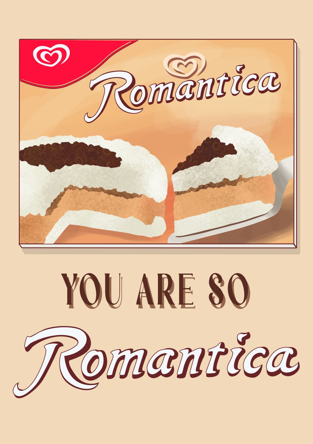 You Are So Romantica - Valentine's Day Card